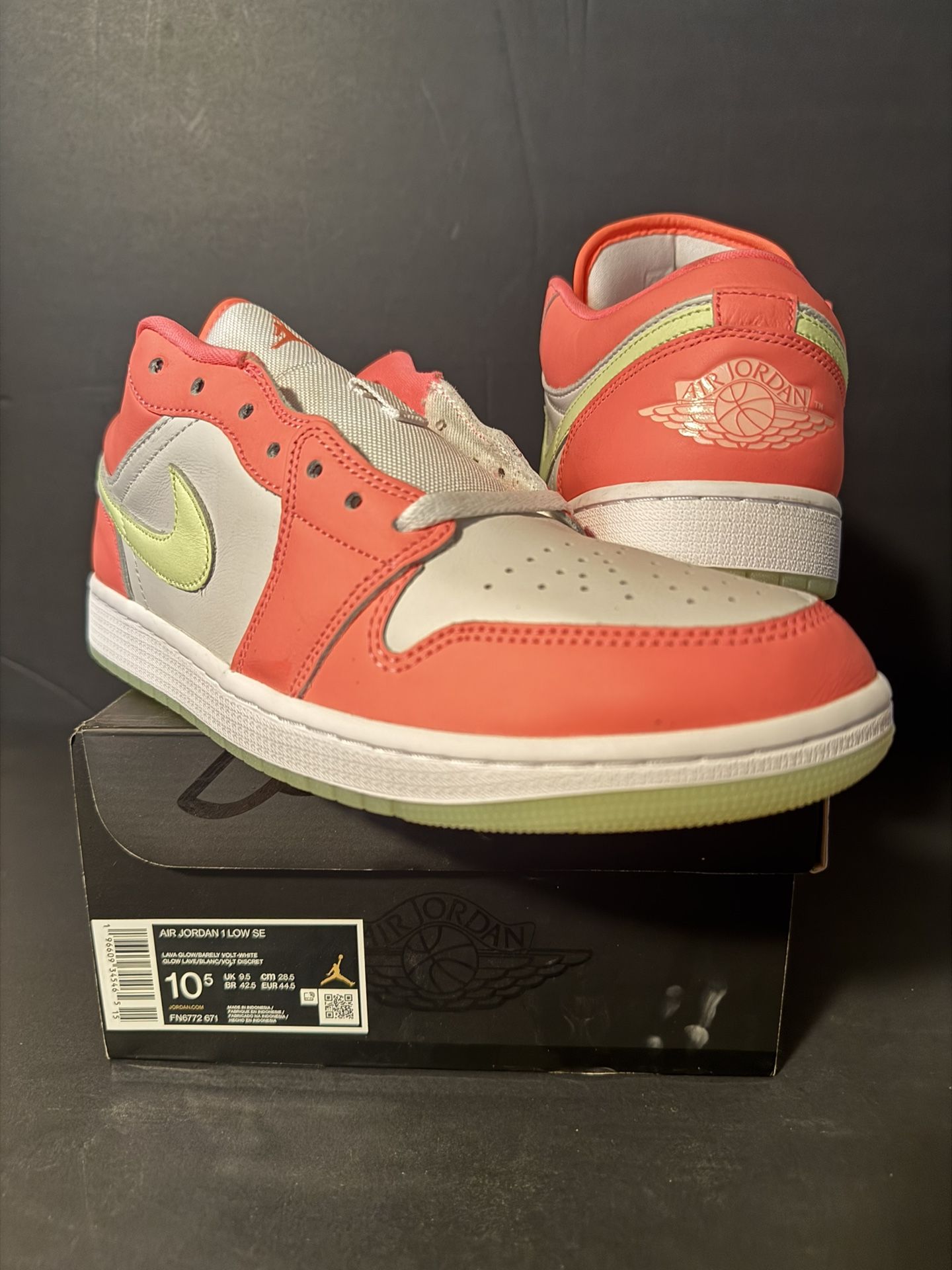 Air Jordan 1 Low SE “Lava Glow” M 10.5