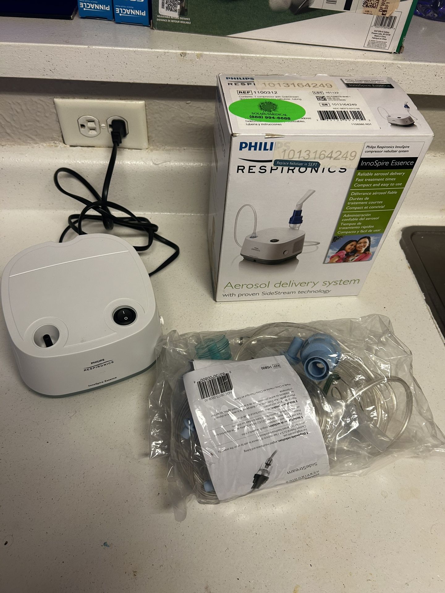 Philips Respironics InnoSpire Essence Compressor Nebulizer System