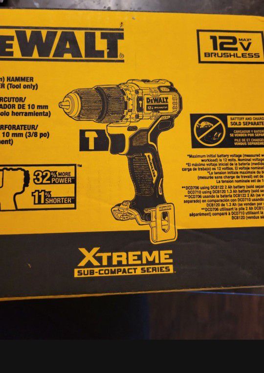 DeWalt Xtreme Sub Compact Drill