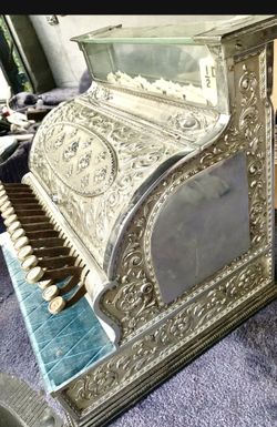 Beautiful Vintage National Ohio Dayton Cash Register 