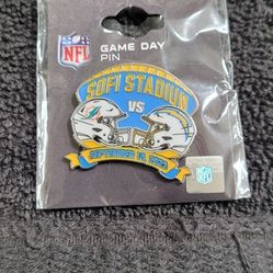 Charger And Dolphins Pin