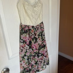 Strapless Summer Mini Dress
