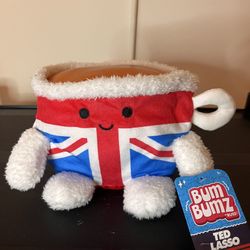 Bum Bumz Ted Lasso Jack Union British Teacup 7.5 Inch Plush Figure NWT 2026