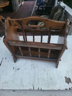 Wood bookshelf