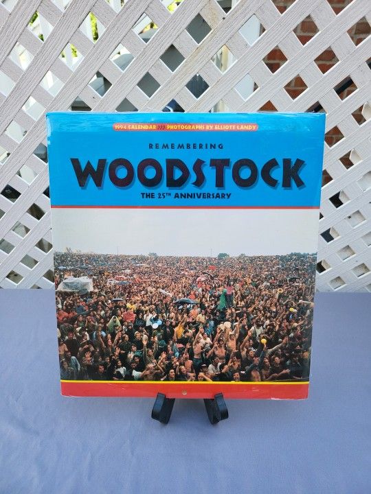 Remembering Woodstock 25th Anniversary Vintage 1994 Calendar New & Sealed