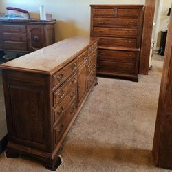 Ethan Allen Oak Designer Dressers in Great Condition 