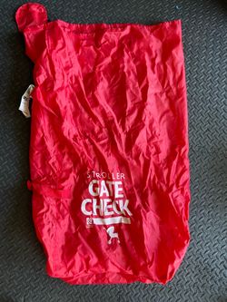 Gate check travel bag for car seats