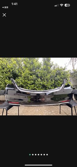 17-21 S-class rear bumper