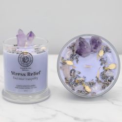 Handmade Crystal Candles Made with Natural Soy 