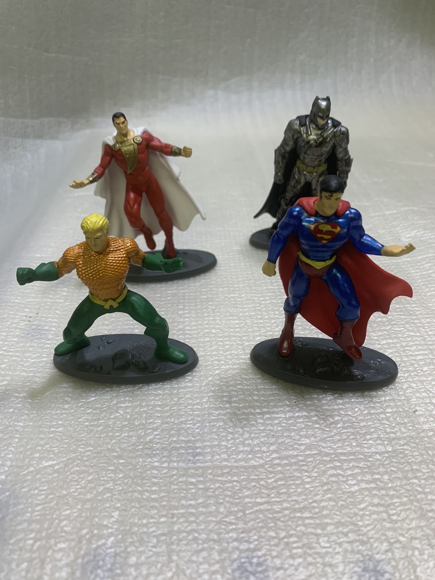 DC Comics Justice League mini-figures Superman, Batman, Shazam And  Aquaman