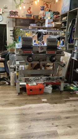 Ricoma 2 Head Mt1502 Embroidery Machine