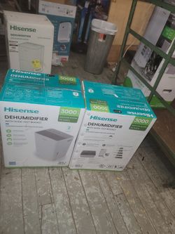 Brand New 35-Pint Hisense Dehumidifiers All New In Sealed Box 
