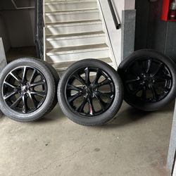 20” Dodge Durango OEM Black Gloss Rims