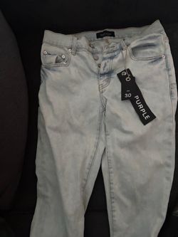 Purple jeans size 30