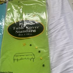 Plastic Table Covers 