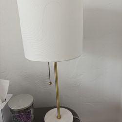 Table Lamp W Gold Detail
