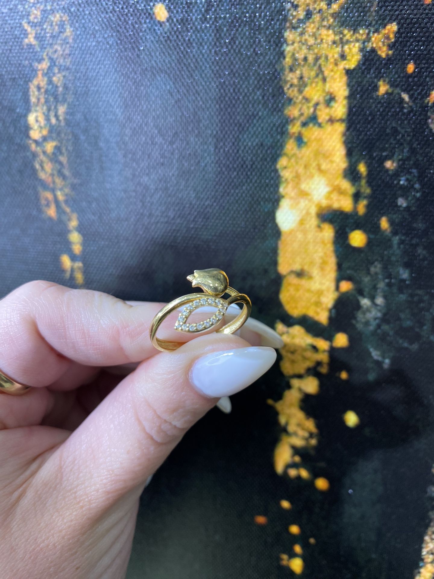 14k FANCY RING