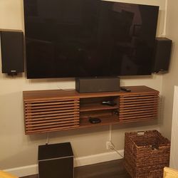Wall mounted TV cabinet