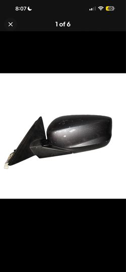 2012 Honda Accord Crosstour Front Left Side View Power Door Mirror OEM
