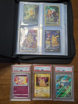 Pokemon graded PSA 10 and 4 Pikachu's Treekachu