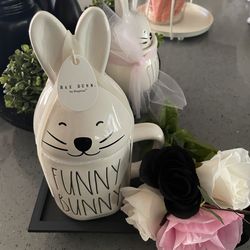 Rae Dunn Funny Bunny Mug