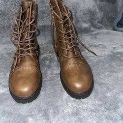 Target Brown Combat Boots