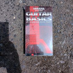3/$10 🌟 NEW Yamaha Guitar Basics Guide VHS Tape