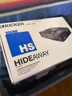 Kicker HS Hideaway 150W Powered Subwoofer