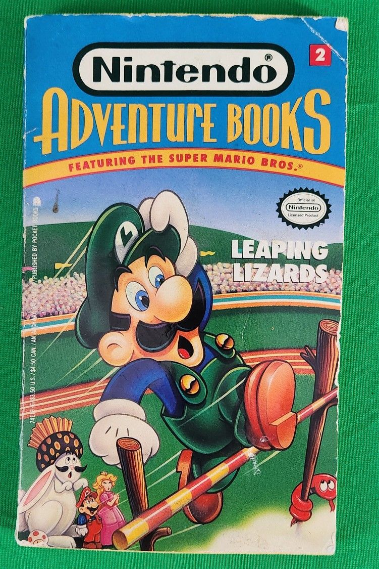 1991 Nintendo Adventure Books #2 "Leaping Lizards" by Clyde Bosco
