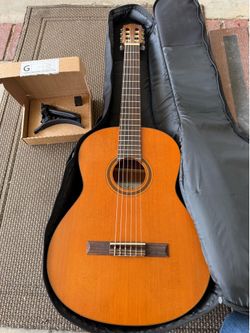 Cordoba C3M Classical Guitar Bundle — Gator Gig Bag + Sagework Magnetic Guitar Support