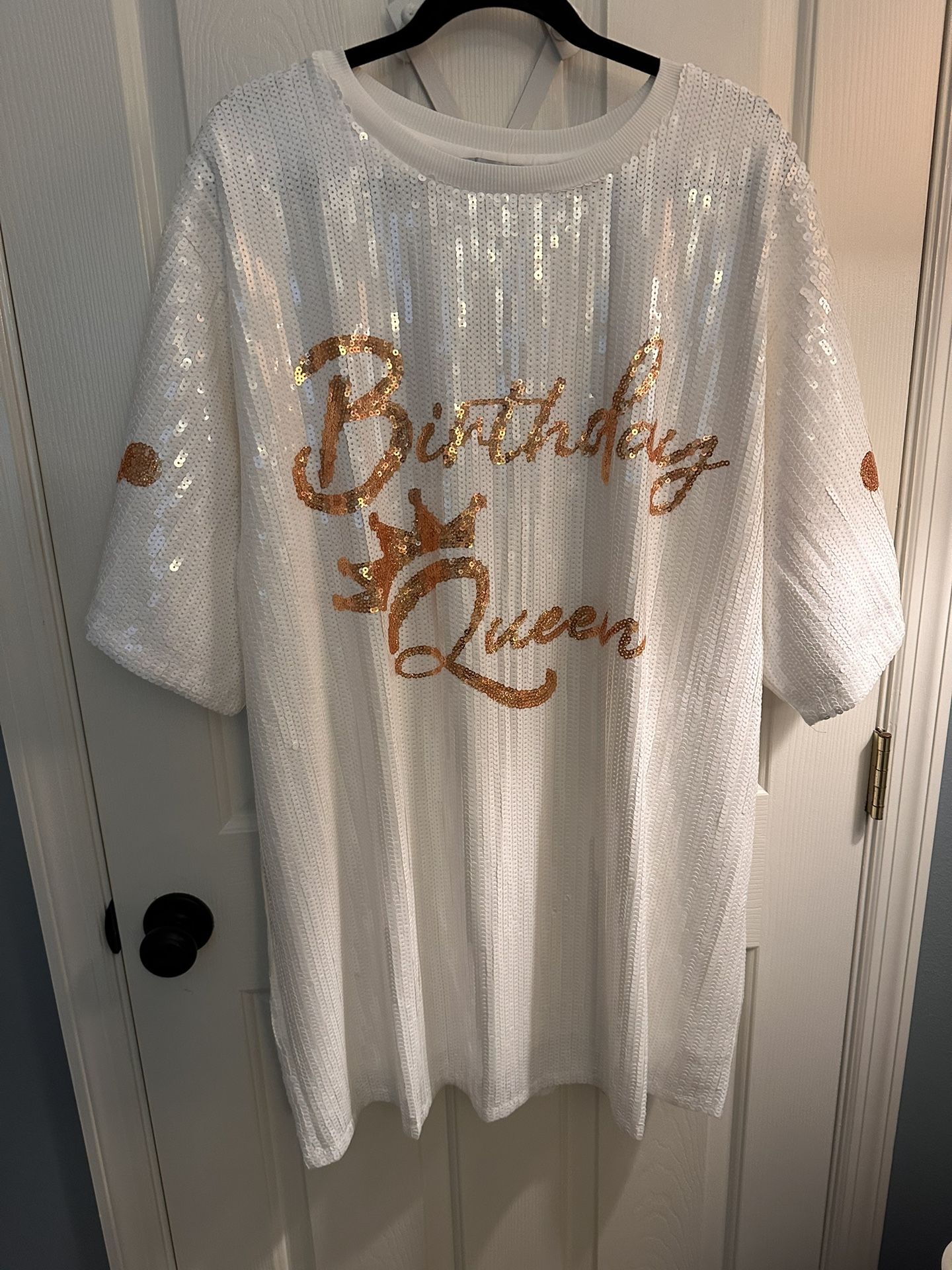Birthday Queen Shirt Dress