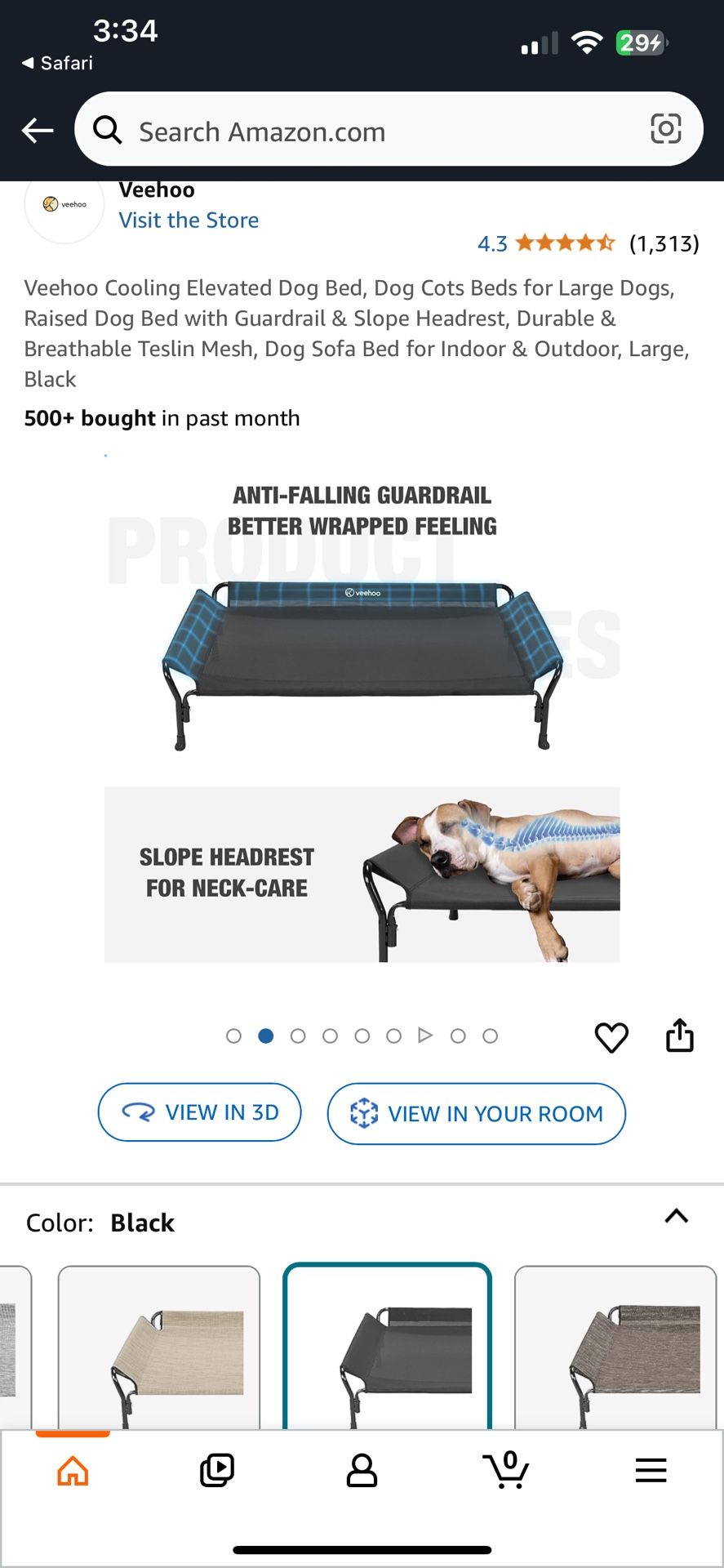 Elevated Dog Bed / Kitten