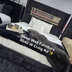 ✨️ Queen, King Light Up Fireplace ✨️ Furniture Sectionals, Bedrooms, Dining Avail 