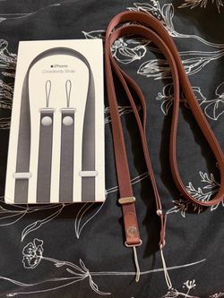 ‼️‼️🔥🔥Authentic Apple Crossbody Straps- Black and Sienna🔥🔥‼️‼️