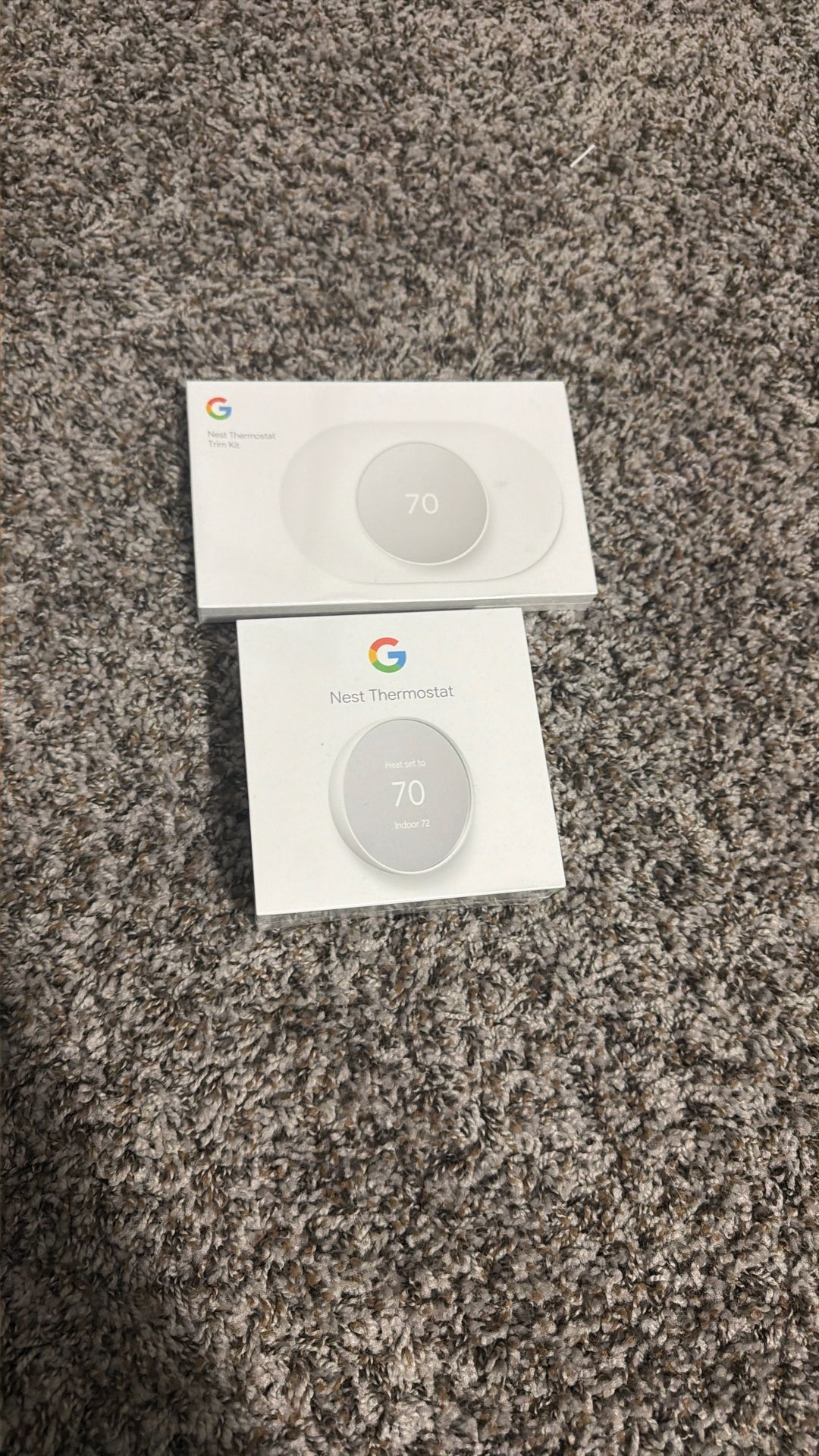 Brand New Nest Thermostat + Trim Kit