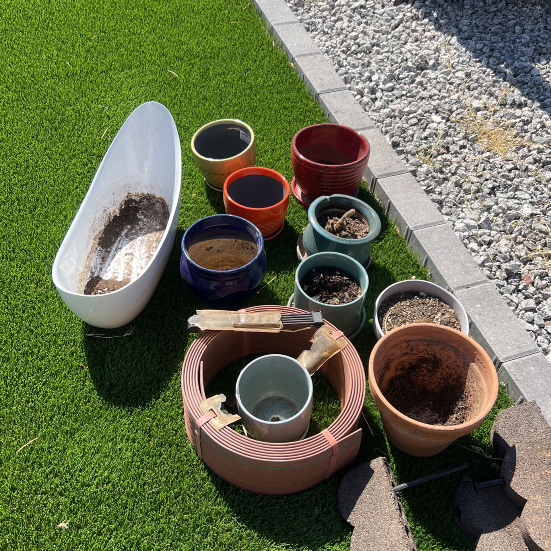 Pots For Plants and Edging 