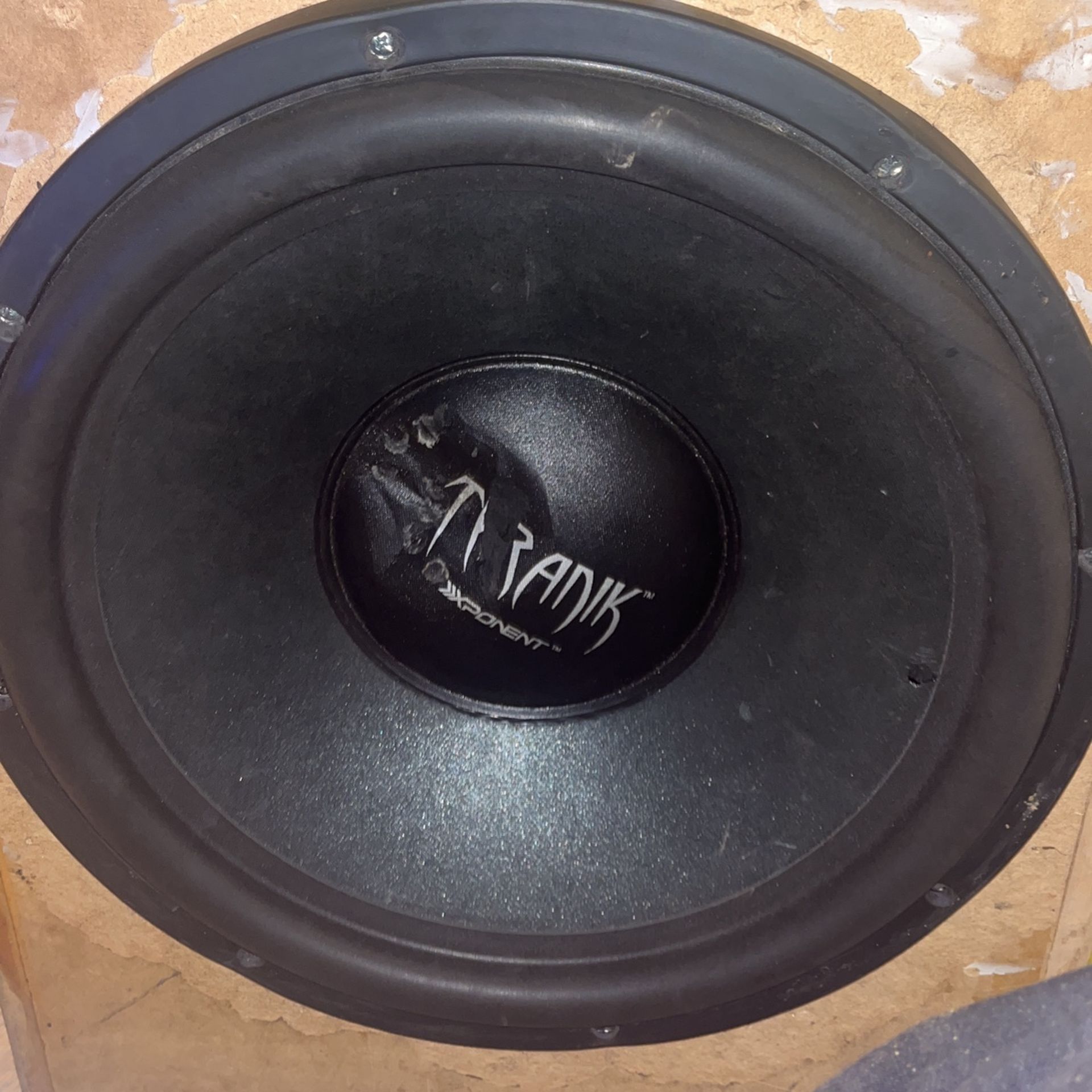 Xponent 18 inch subwoofer Shoe Offers 600 Come Get It No Amp Though