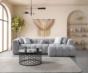 Ivy Gray Boucle Sectional 😊🔥🚛🤩😎🥰🤓