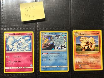 Pokémon Cards Lot – Alolan Ninetales & Arcanine