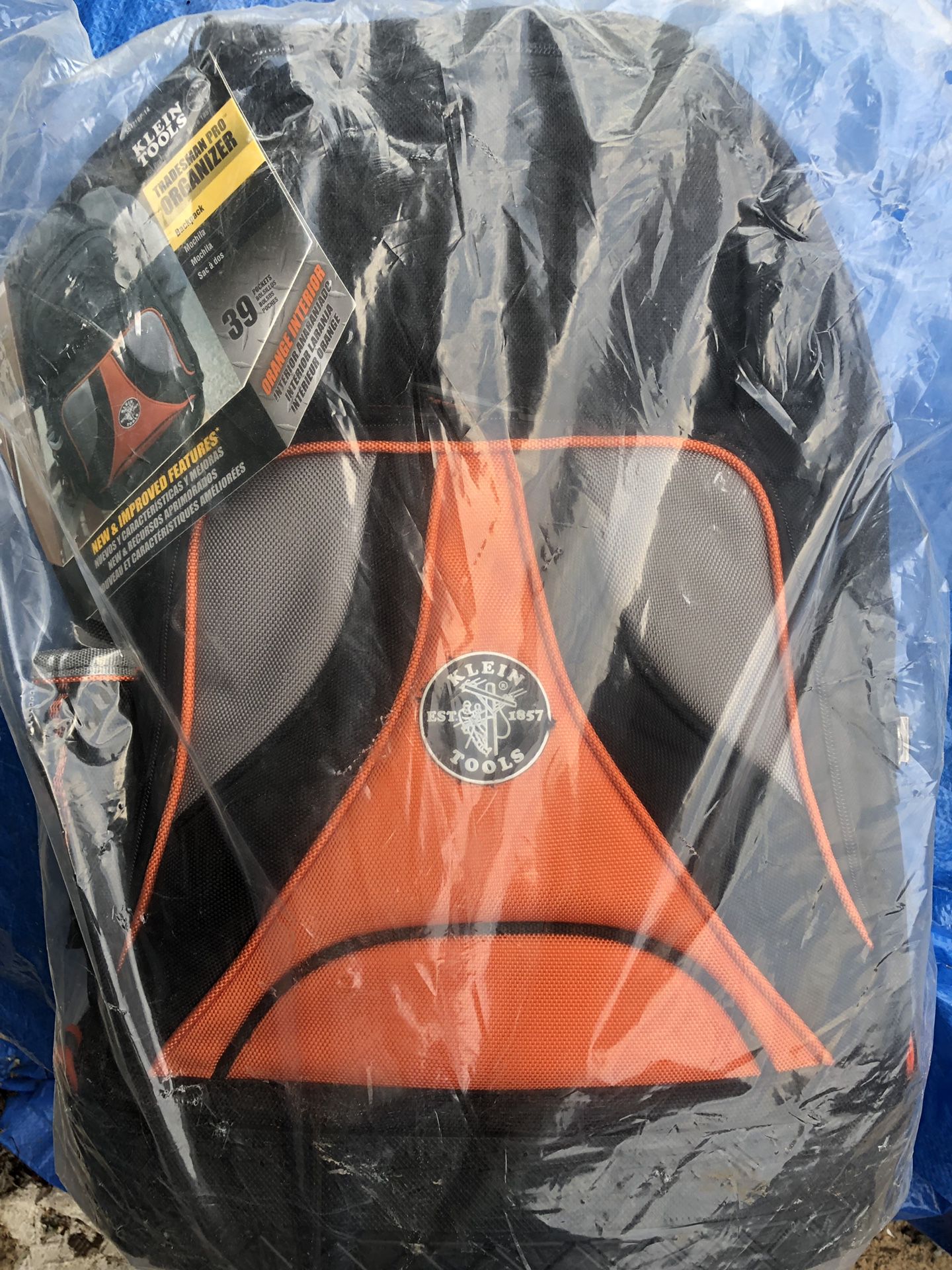 Klein tool backpack Brand New perfect to carry to work so no hauling bucket