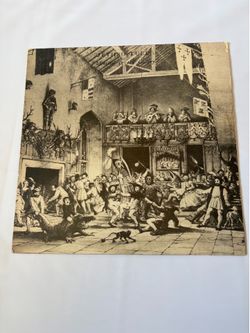 Vintage 70’s Jethro Tull minstrel in the gallery vinyl record  12 inch rare error inverted back