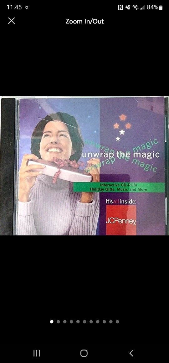 JCPENNY; Unwrap The Magic Holiday 2000 Interactive CD-ROM, Vintage Catalog