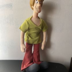 Vintage 2000 Talking Shaggy Doll Plush Electronic Scooby-Doo 17" Cartoon Network