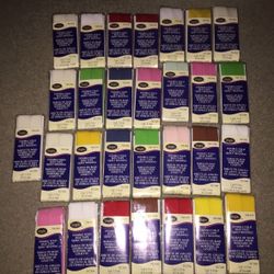 Wrights Double Fold Bias Tape Quilt Binding Pc706 Big Lot Of 30 New