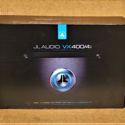 JL Audio VXI Series Power Amplifier With DSP 4 Channel Speaker System Amp 800 Watts VX400/4i 🚨 Payment Options Available 🚨 No Credit Needed 🚨 
