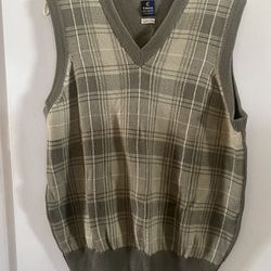 840 Preowned Vintage Callaway Golf Apparel By Nordstrom Men’s 100% Ultra Fine Merino Knit Pullover Vest Size Medium