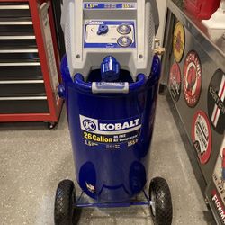 Air Compressor Like New Kobalt 26 Gallon, Price Firm