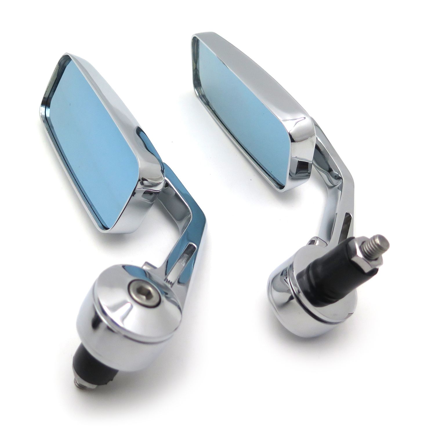 7/8" Handle Bar End Motorcycle Rear view Side Mirrors For Honda Yamaha Suzuki US PN: MT400-006-CD