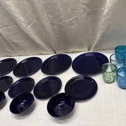 Plates Blue $20