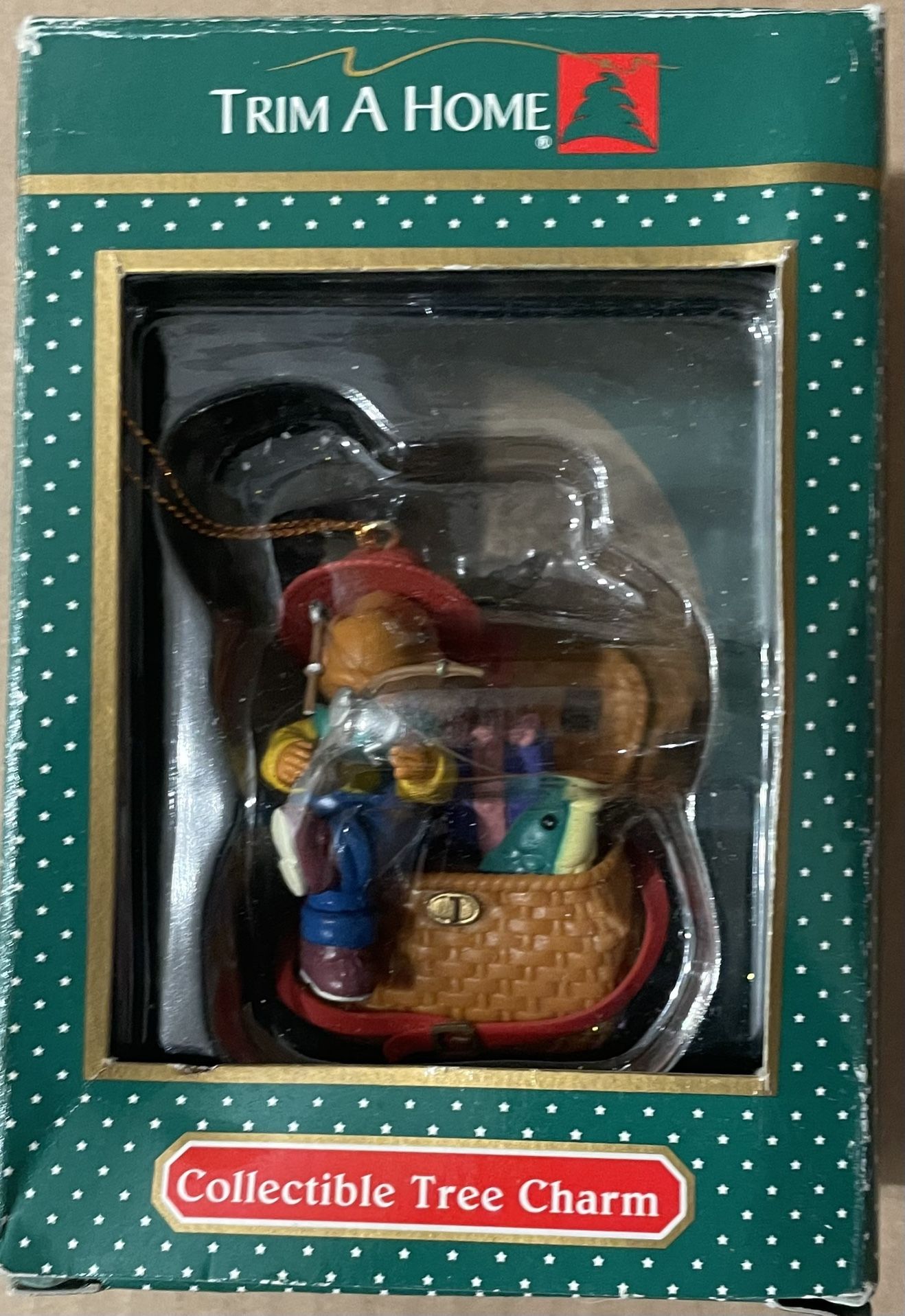 Mouse On Rotary Phone Christmas Ornament - Trim A Home. Opened box,
